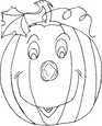 Laminas para colorear de calabazas para halloween
